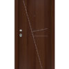 Θωρακισμένη Πόρτα Ασφαλείας Με Επένδυση CPL Laminate με σχεδιο inox LS106