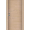 Θωρακισμένη Πόρτα Ασφαλείας Με Επένδυση CPL Laminate με σχέδιο inox LS109