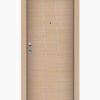 Θωρακισμένη Πόρτα Ασφαλείας Με Επένδυση CPL Laminate με σχέδιο inox LS116