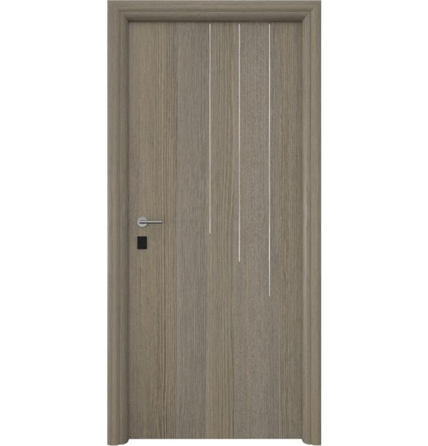 Πόρτες Laminate Luxury Σχέδιο-10K Inox Χρώμα-N1824