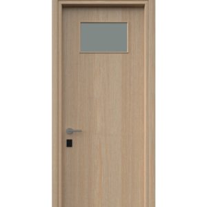 Πόρτες Laminate Luxury Σχέδιο-1T με τζαμι Χρώμα-Ν1335